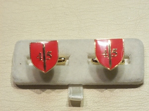 45 Commando enamelled cufflinks - Click Image to Close